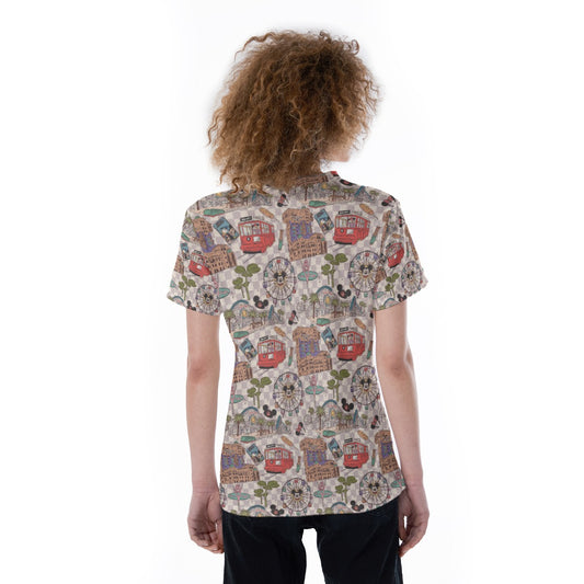 Original DCA - Women's Short Sleeve V-Neck T-Shirt