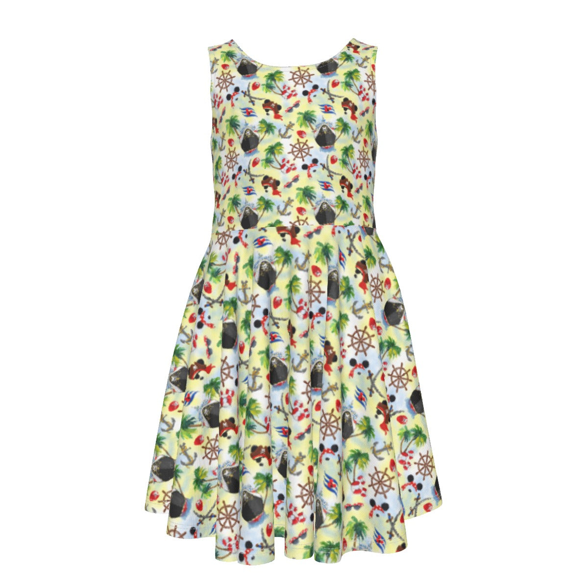 Pirate Night Cruise - Kid's Sleeveless Skater Dress