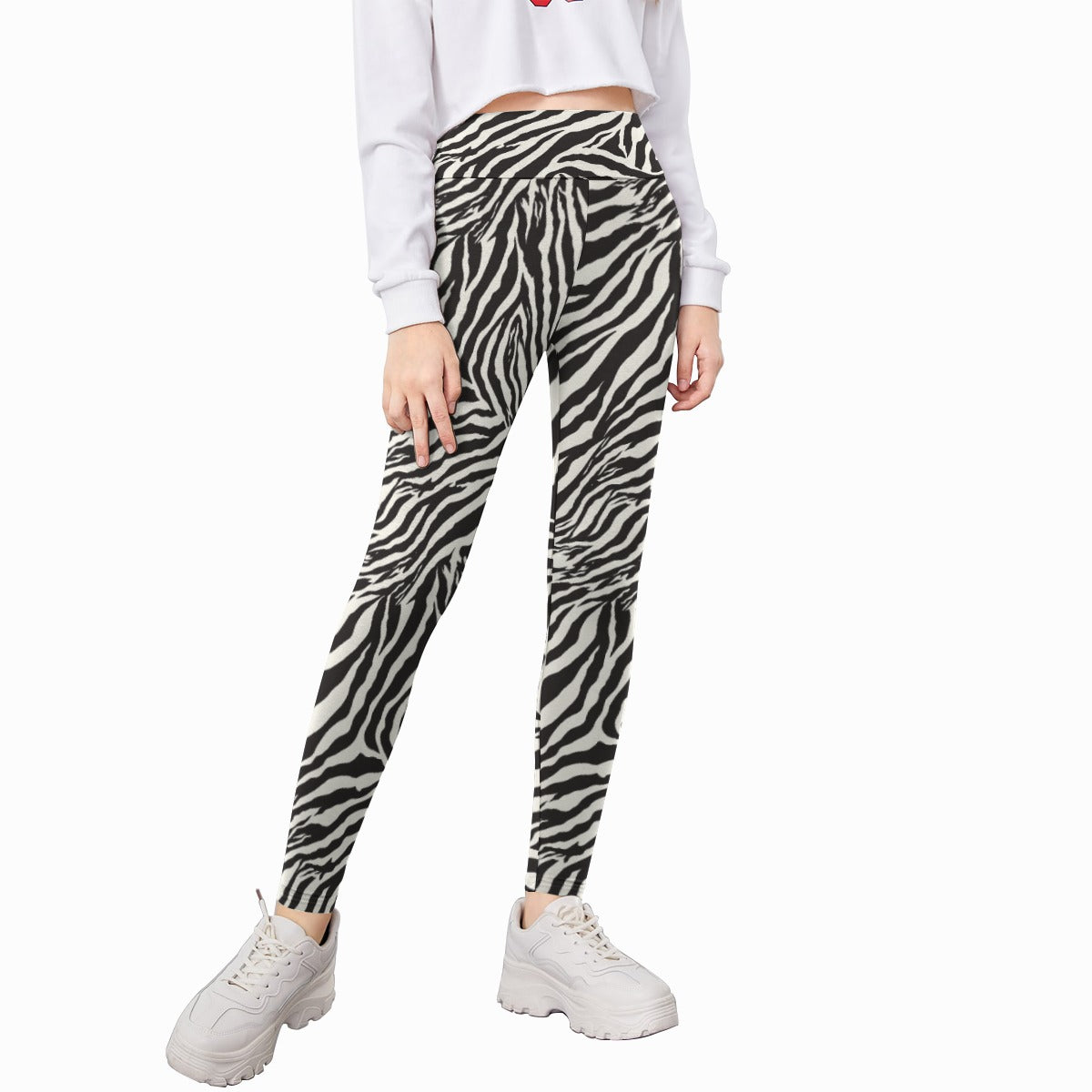 Animal Print - Zebra - Kid's Leggings