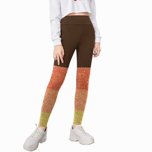 Candy Racer Leggings: Gloyd Orangeboar - Kid's Leggings