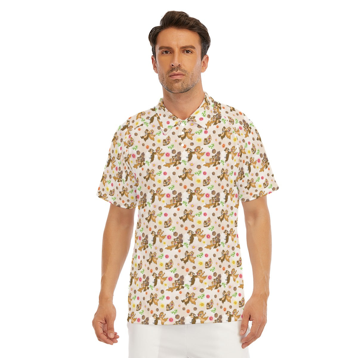 Cheeky Chipmunk Duo - Men's Polo Shirt