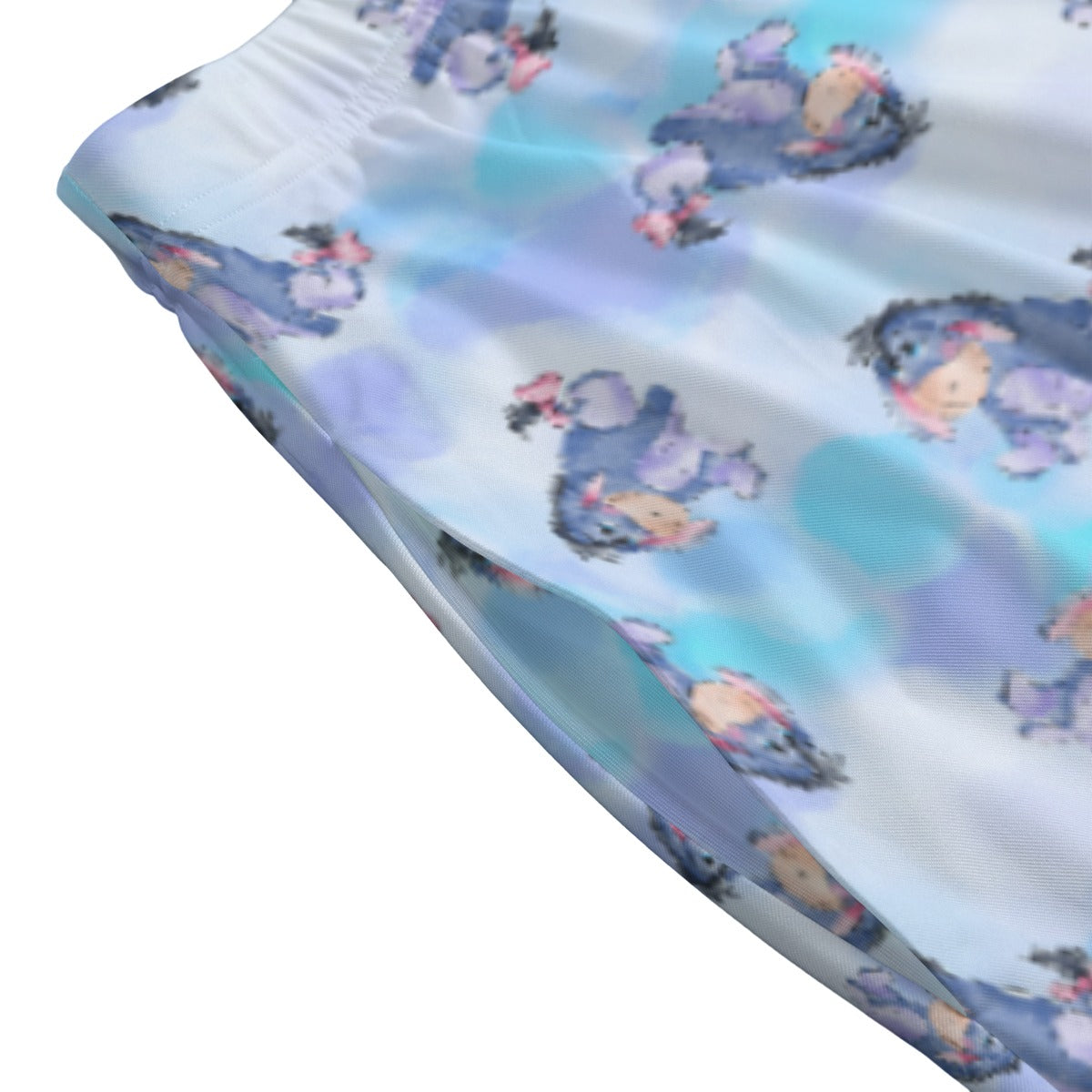 Watercolor Gentle Donkey - Women’s Pocket Midi Skirt