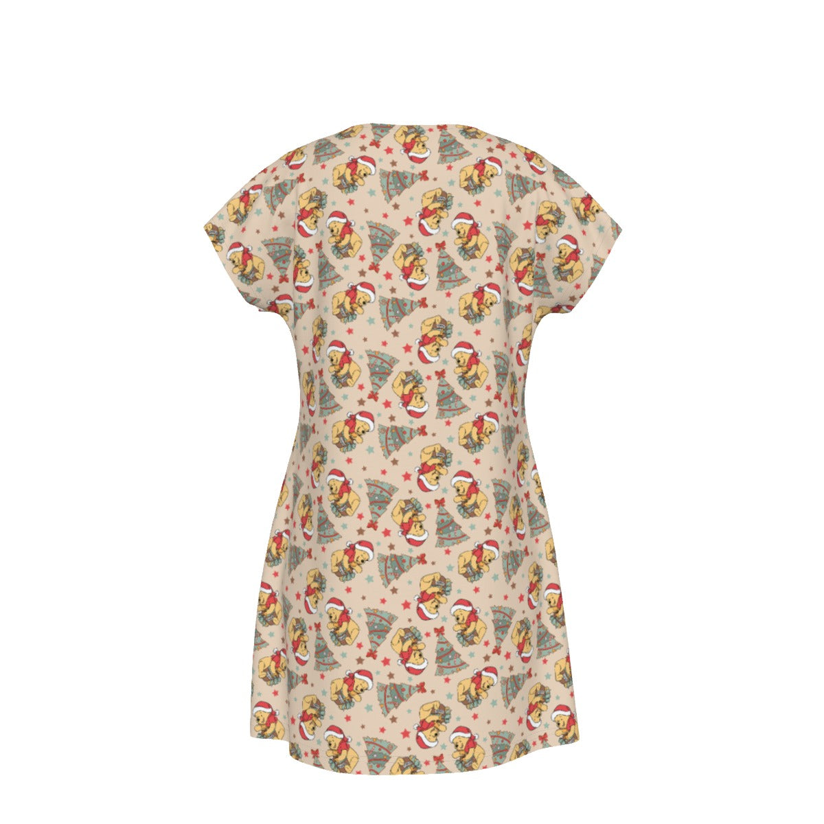 Cozy Bear Holiday Cheer - Women's T-Shirt Dress