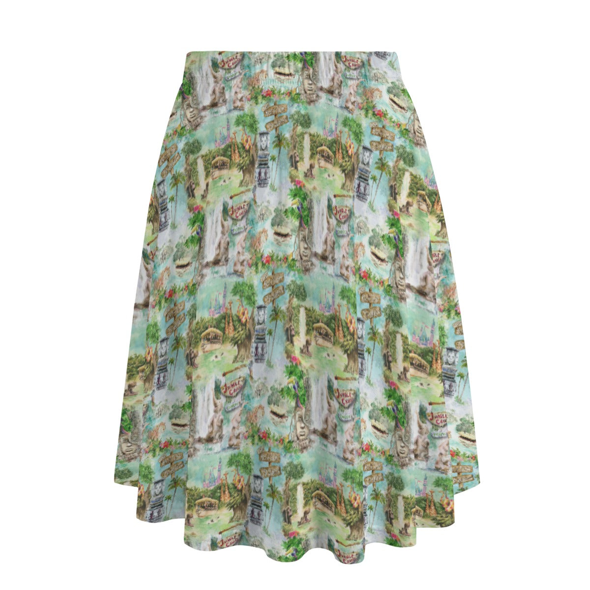 Jungle River Cruise - Women’s Pocket Midi Skirt