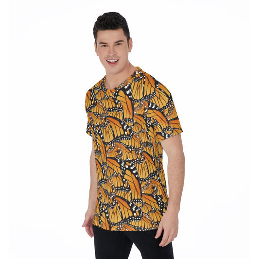 Animal Print - Monarch Butterfly - Men's Short Sleeve T-Shirt