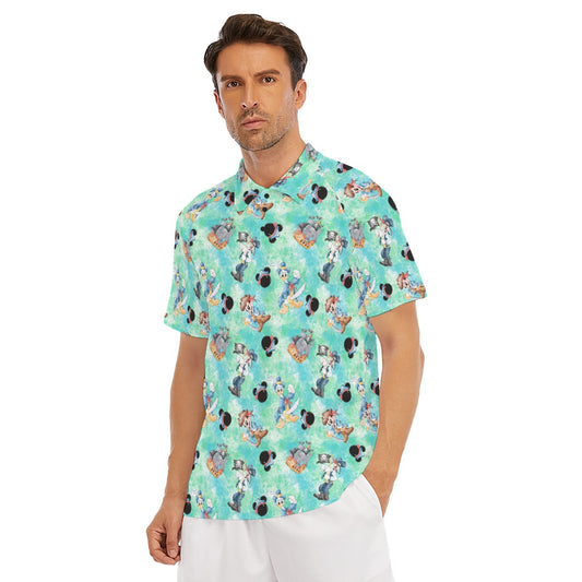 Pirate Crew Watercolor Adventure - Men's Polo Shirt