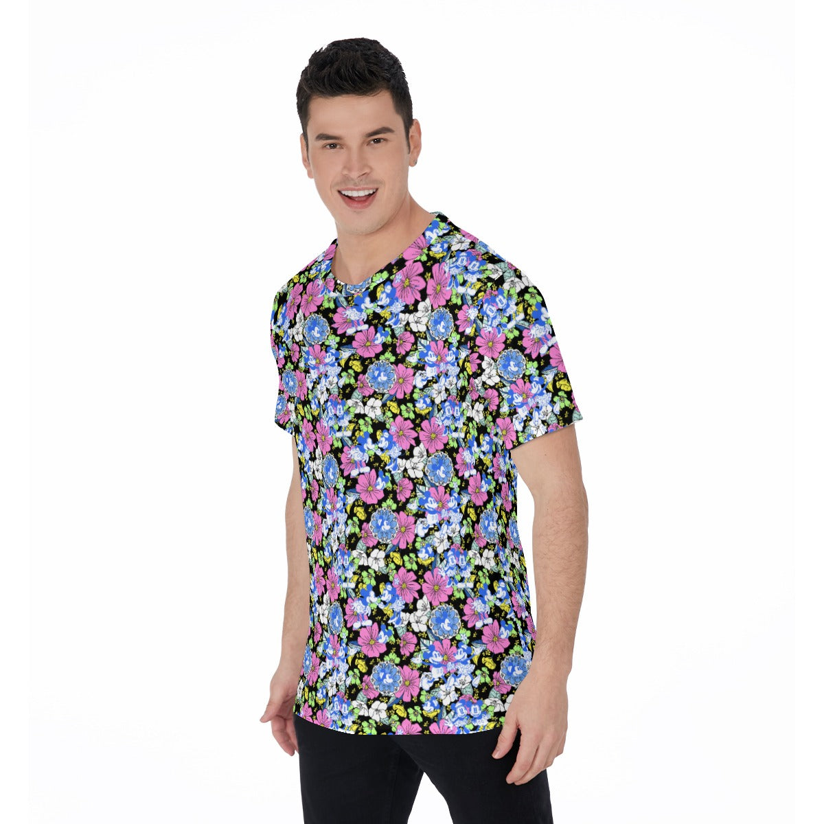Garden Whimsy - Vintage Mouse Romance - Men's Short Sleeve T-Shirt