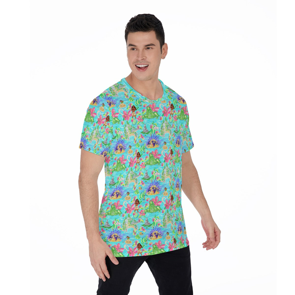 Tropical Island Paradise - Men's Short Sleeve T-Shirt