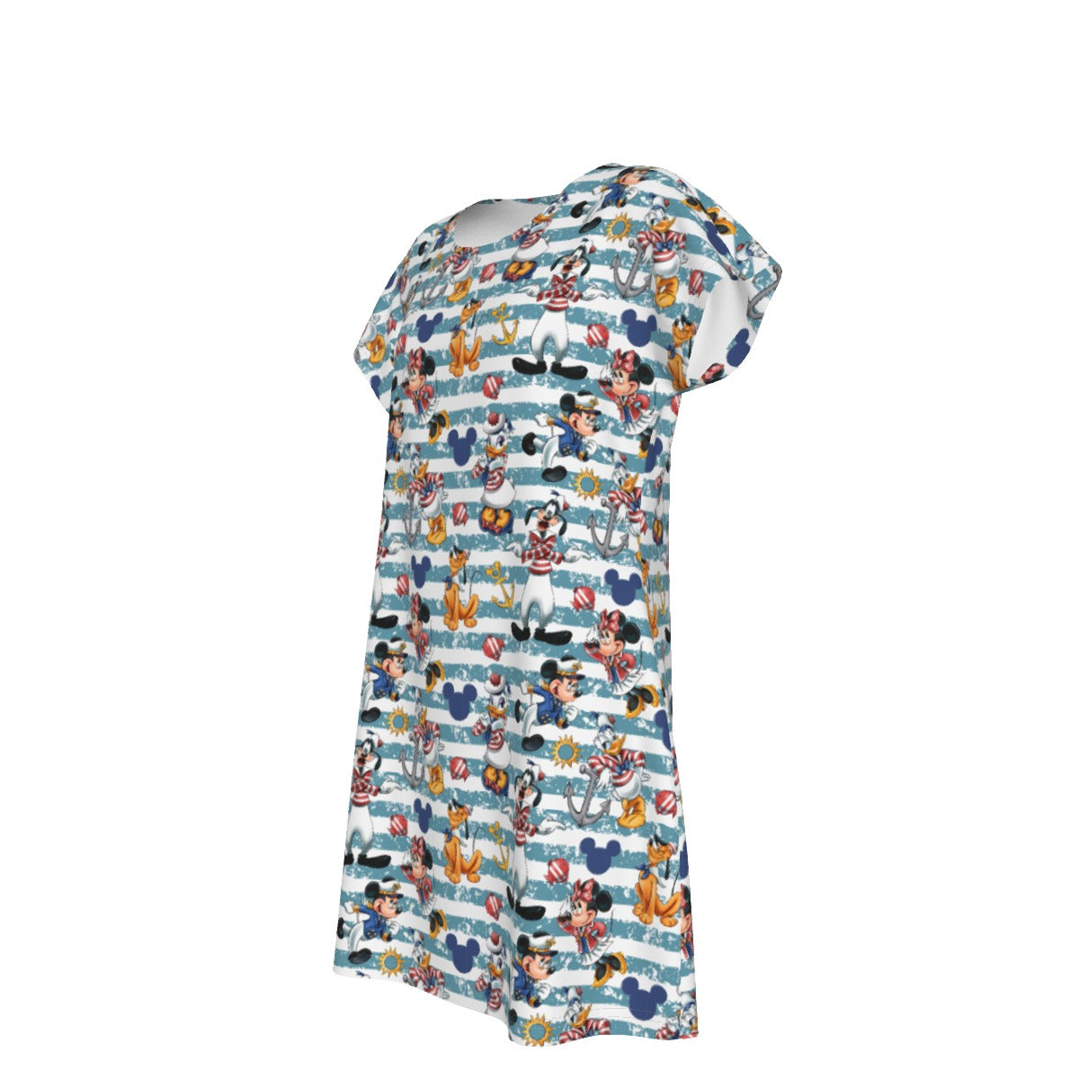 Cruise Crew on Deck - Women's T-Shirt Dress