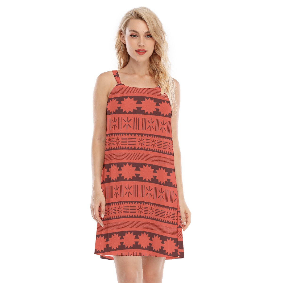 Island Tribal Patterns - Women’s Adjustable Sundress