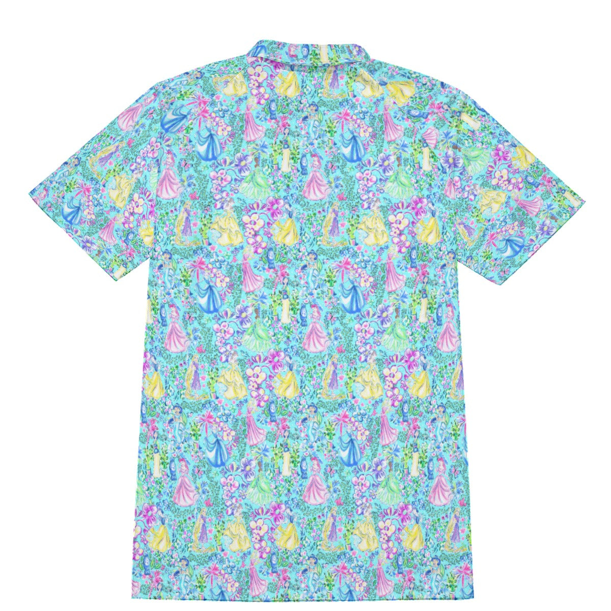 Bright Tropical Princess - Royal Garden Mashup - Men's Polo Shirt