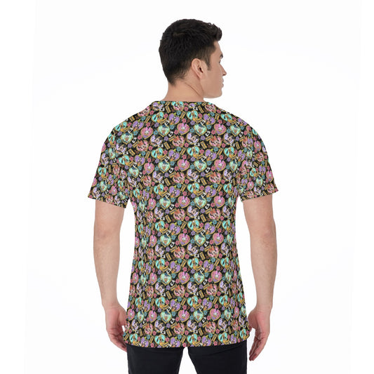 Tattoo Hearts Classic Crew - Men's Short Sleeve T-Shirt