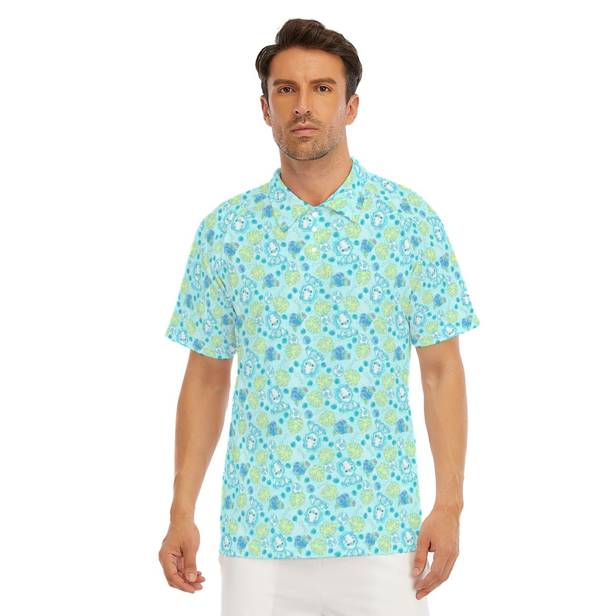 Fruitimals - Blueberry Dinosaurs - Men's Polo Shirt