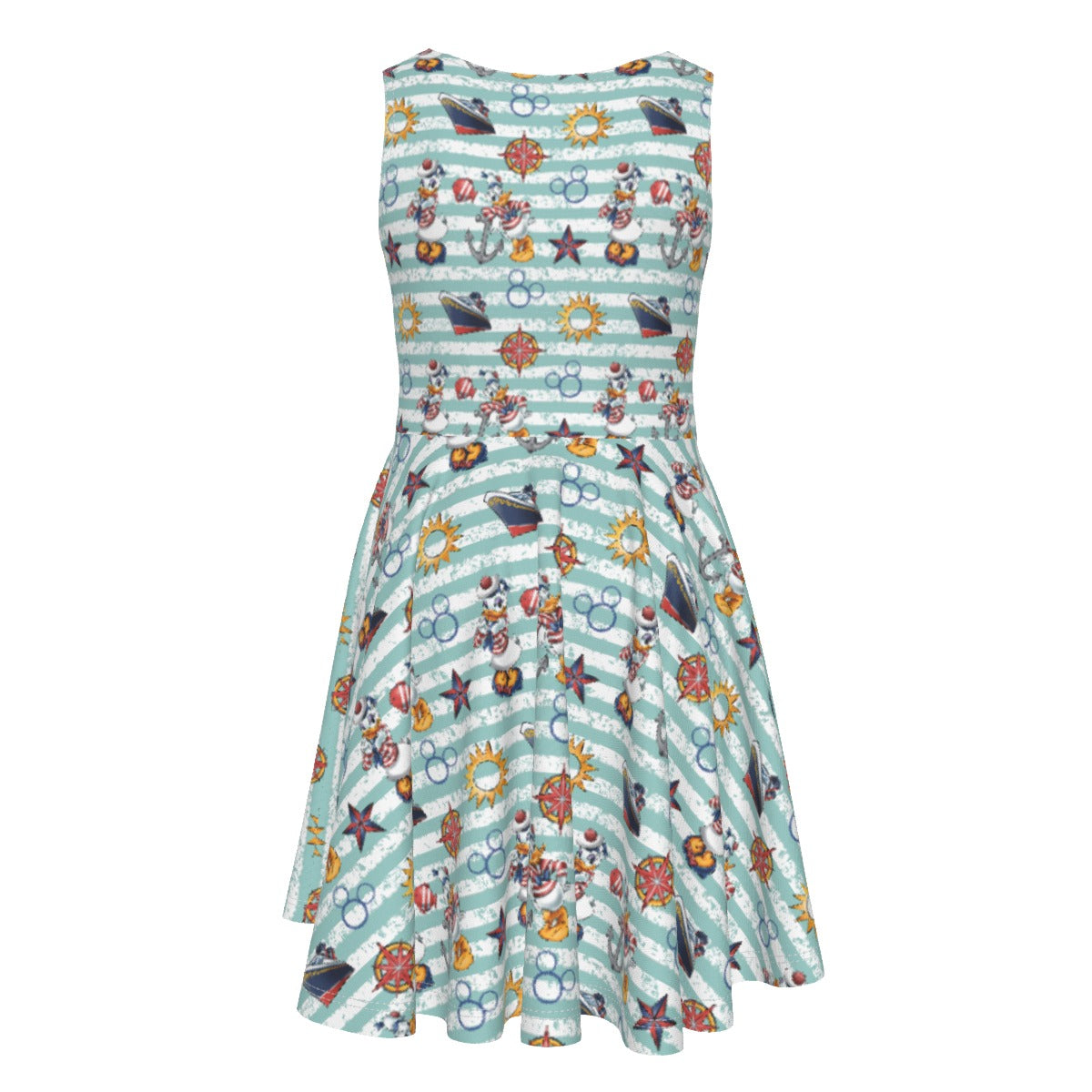 Sailor Duo on Deckaisy - Kid's Sleeveless Skater Dress