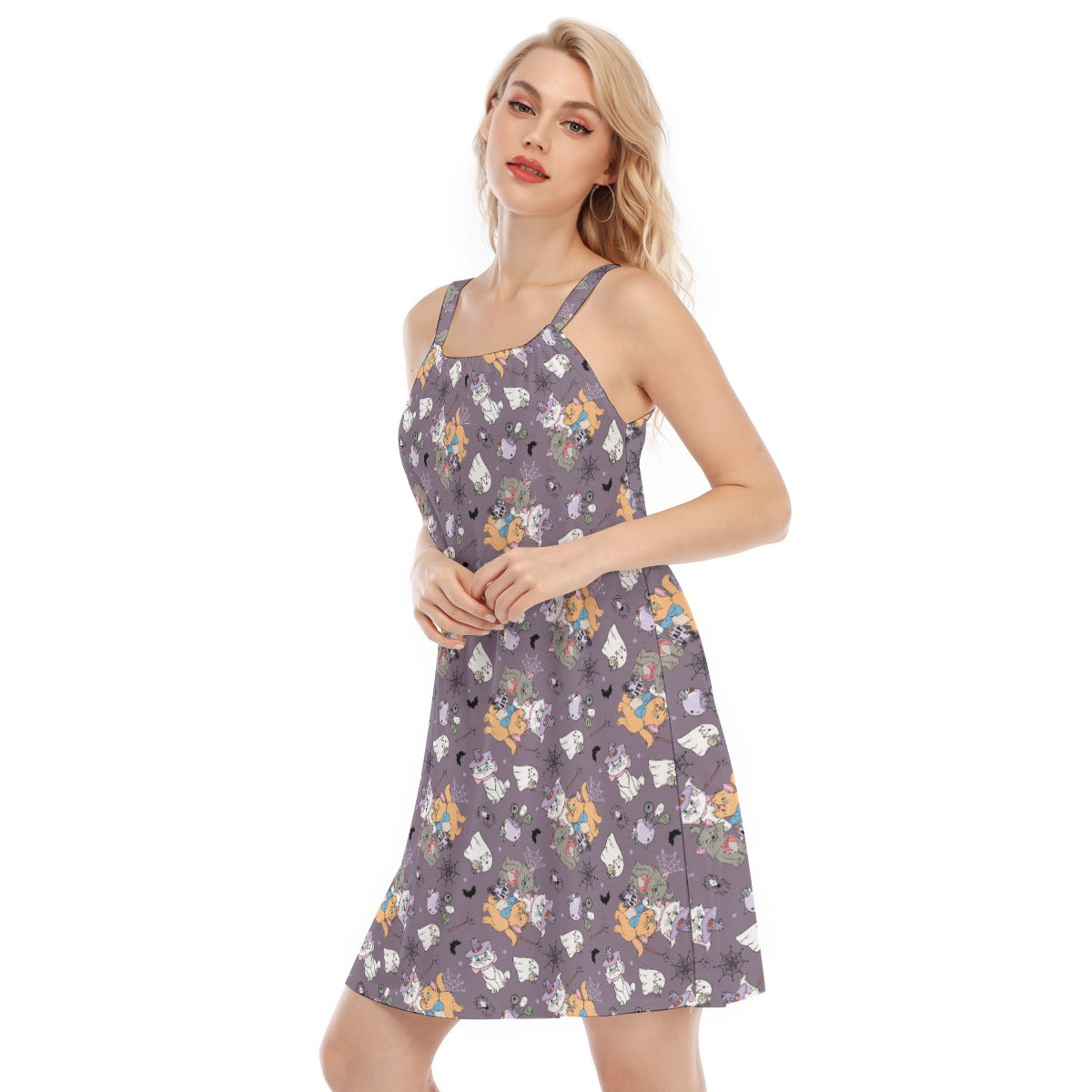 Spooky Fancy Felines - Women’s Adjustable Sundress