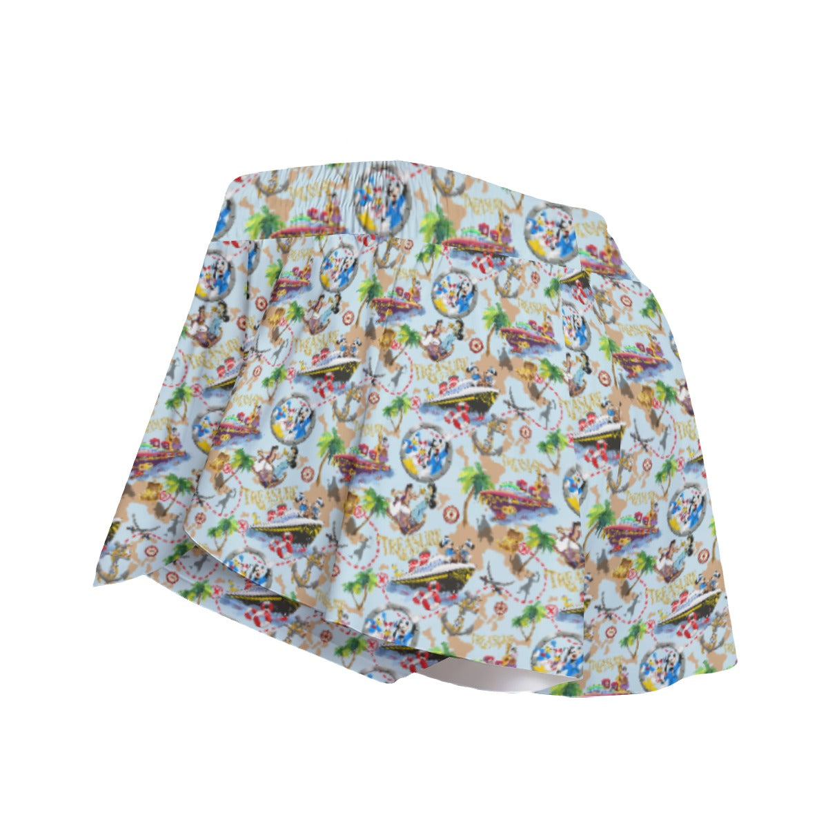 Treasure Voyage Cruise - Women's Flowy Pocket Shorts