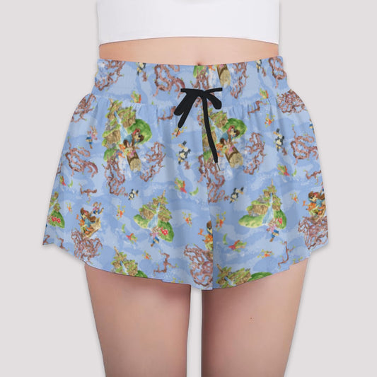 Briar Patch Splash - Girls’ Flowy Pocket Shorts
