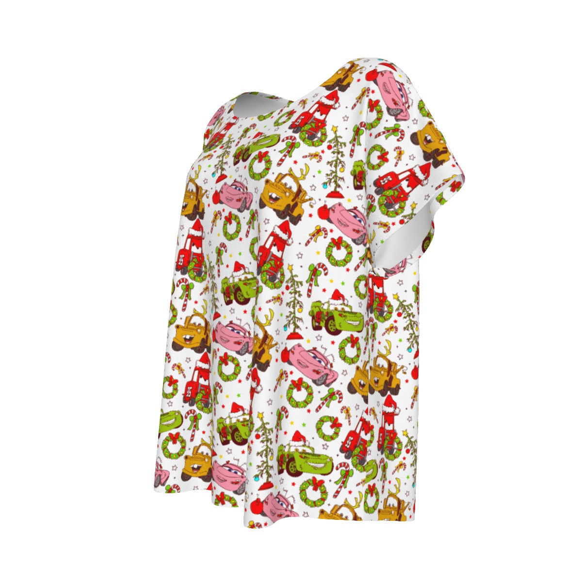 Holiday Race Day - Women’s Relaxed Fit Scoop Tee