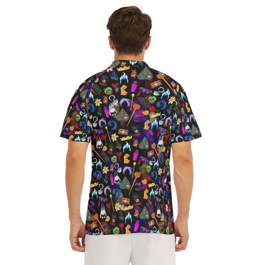 Villainous Icons Collage - Men's Polo Shirt