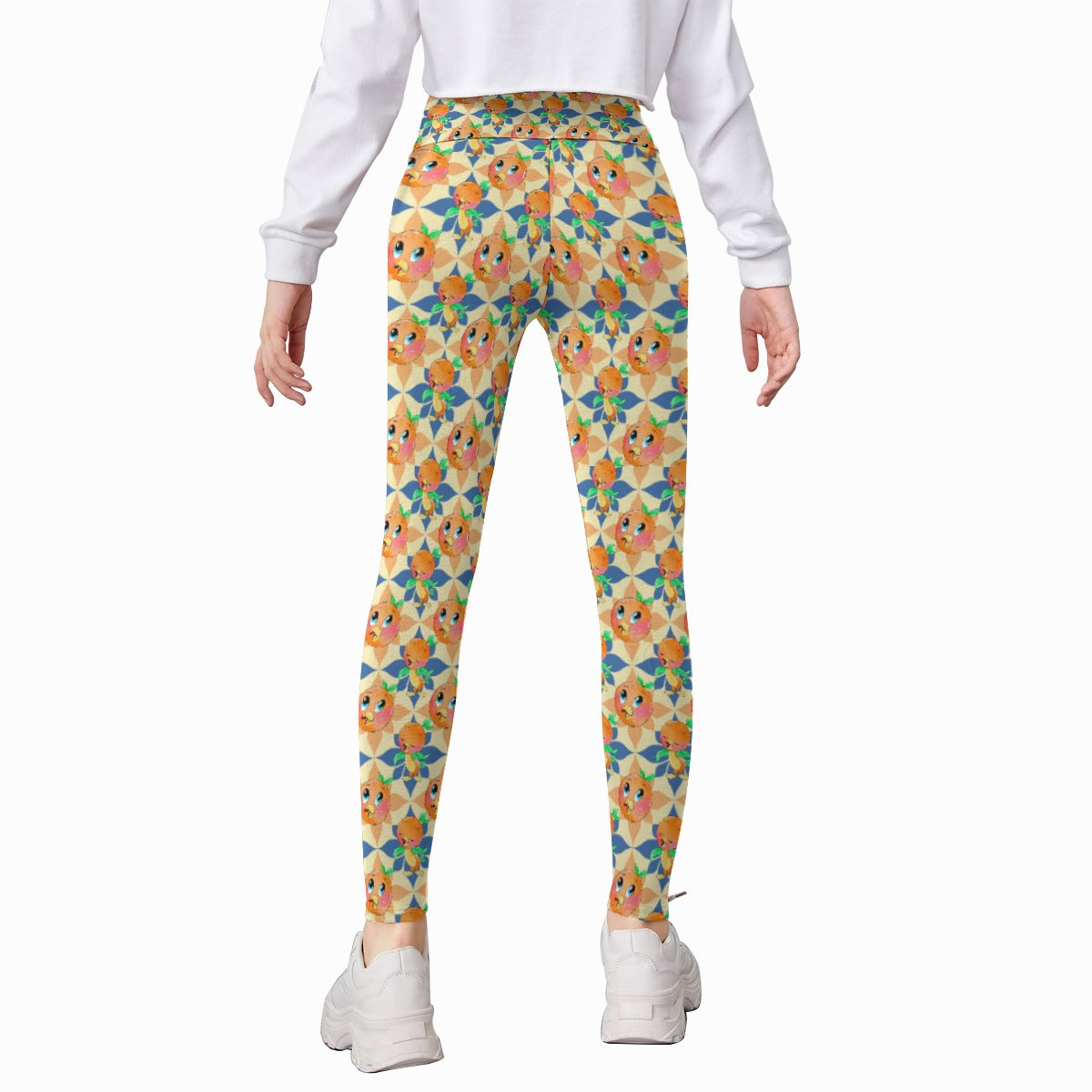 Retro Citrus Play - Kid's Leggings