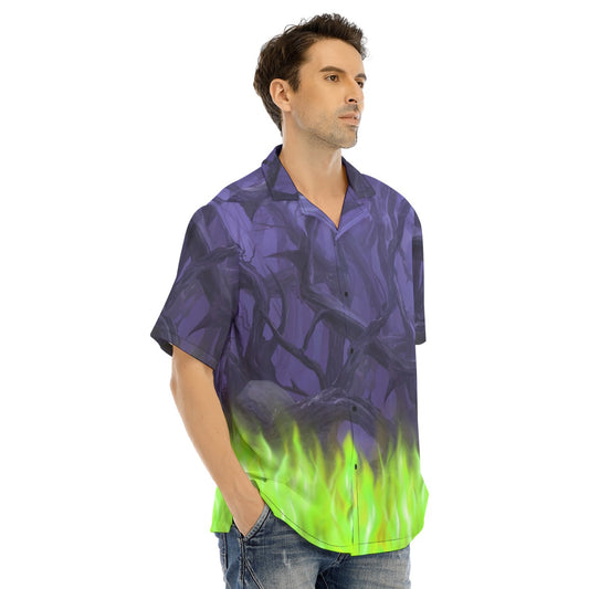 Enchanted Thorn Forest - Men's Hawaiian Button Up Shirt