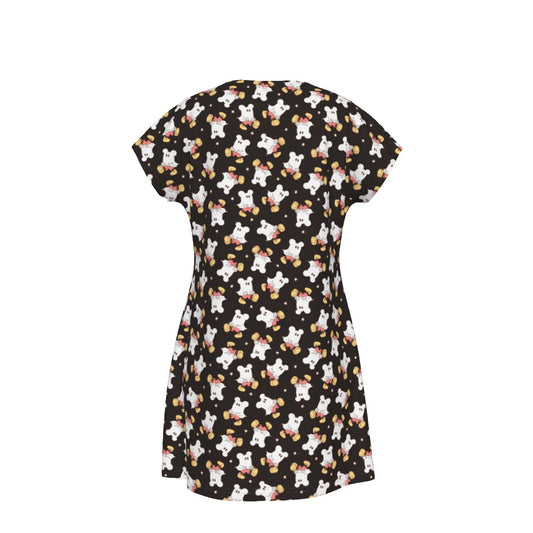 Ghostly Mouse - Women's T-Shirt Dress