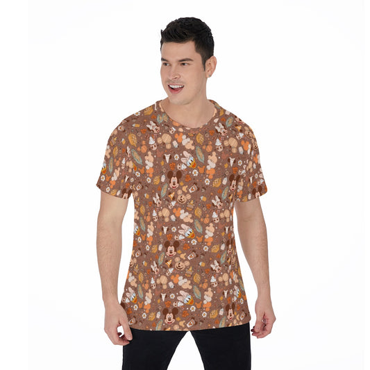 Pumpkin Spice Friends Fall - Men's Short Sleeve T-Shirt