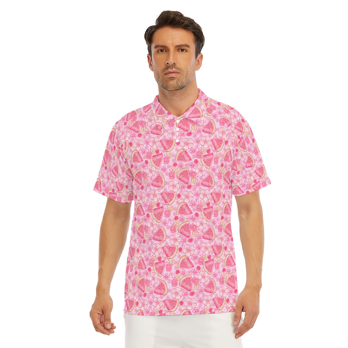 Summer Fruits - Watermelon - Men's Polo Shirt