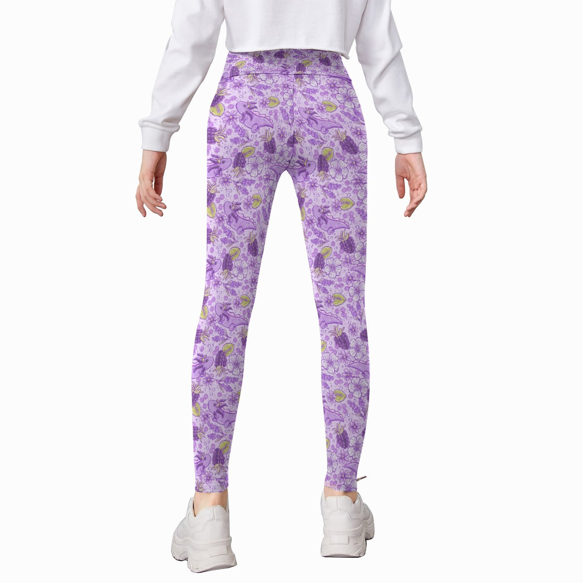 Fruitimals - Blackberry Axolotls - Kid's Leggings