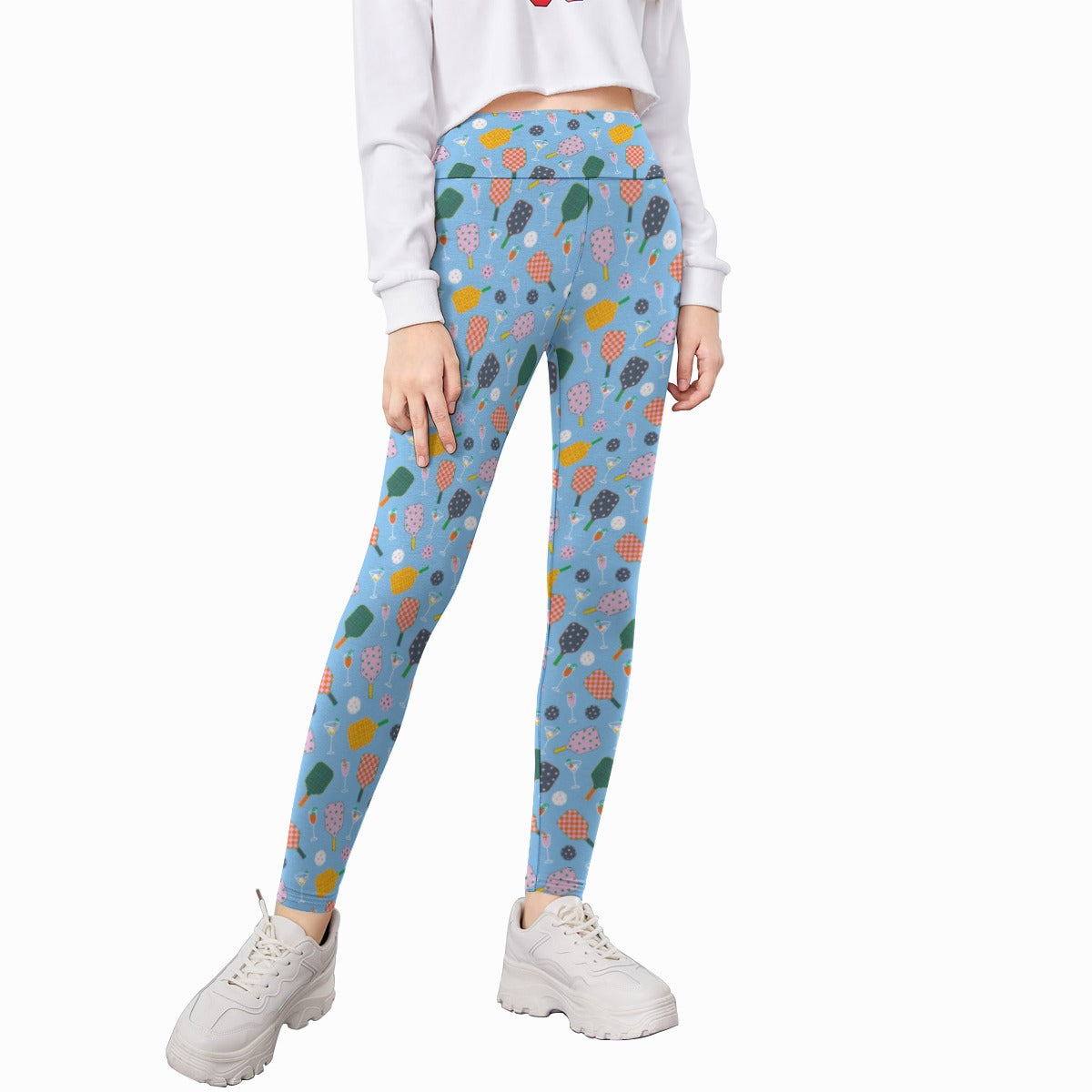 Pickleball and Cocktails - Kid's Leggings