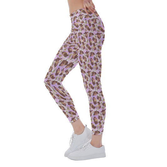 Ballerina Hippos - Women's Yoga Leggings