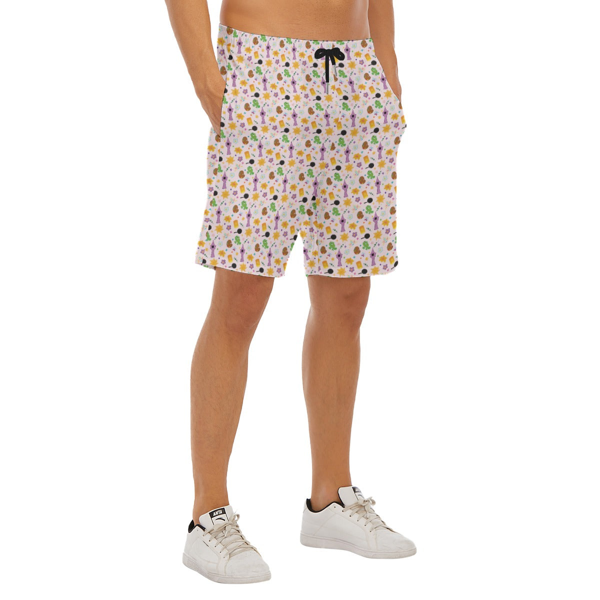 Long Hair Princess Icons - Men’s Pocket Beach Shorts