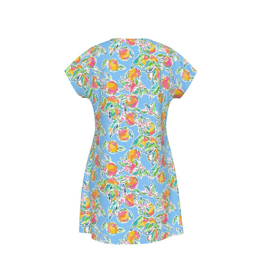 Peachy Keen - Women's T-Shirt Dress