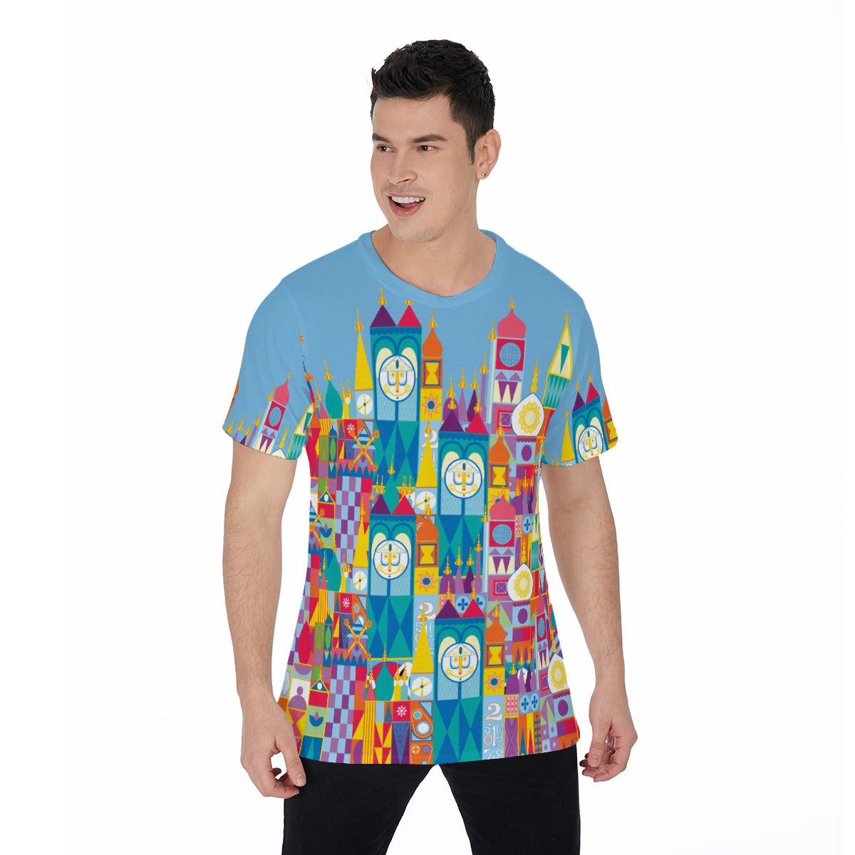 Whimsical World Facade - Men's Short Sleeve T-Shirt