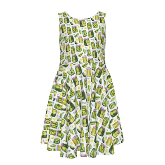 Perfect Pickle Jars - Kid's Sleeveless Skater Dress