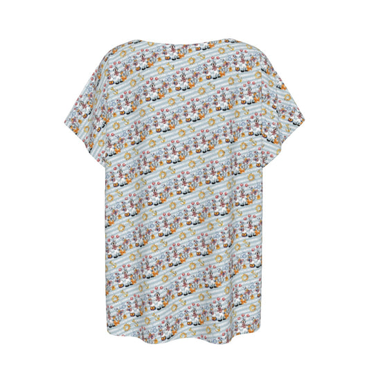 Set Sail with the Crewends - Women’s Relaxed Fit Scoop Tee