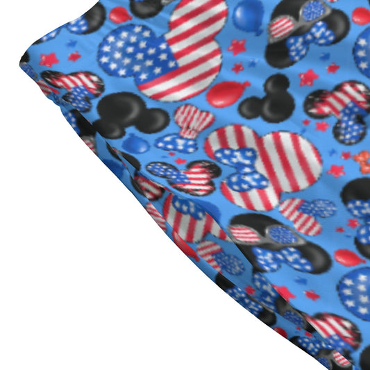 Mouse Fourth of July Celebration - Women’s Pocket Midi Skirt