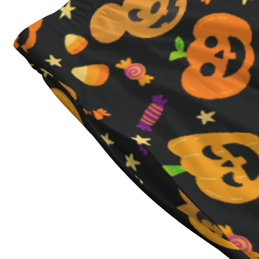 Cheerful Pumpkin Mouse Halloween - Women’s Pocket Midi Skirt
