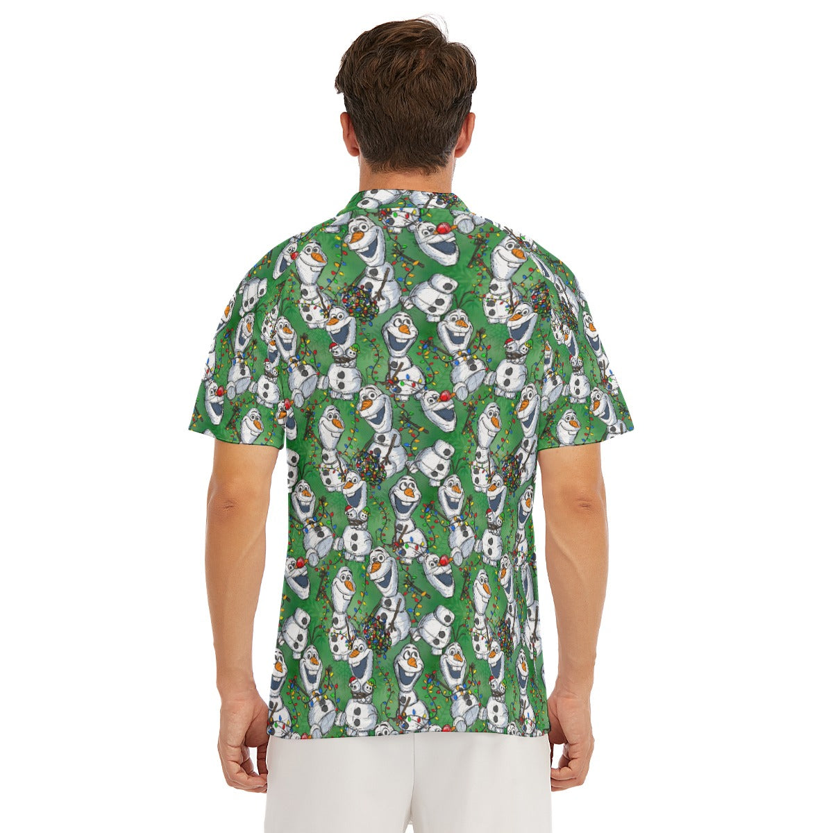 Sketched Snowman Christmas - Men's Polo Shirt