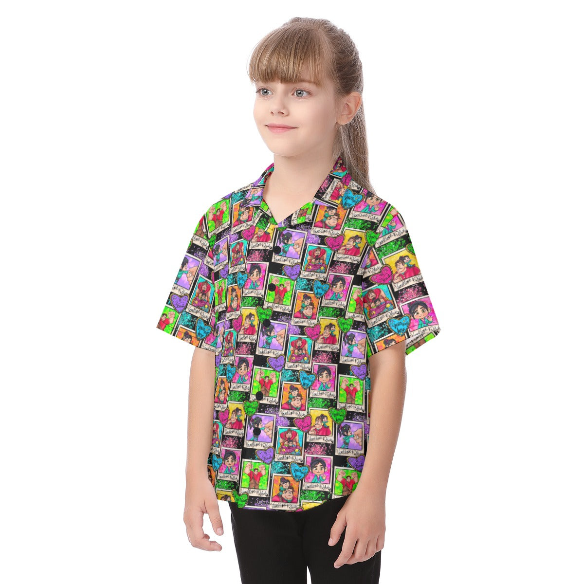 You're My Hero - Kid's Hawaiian Button Up Shirt