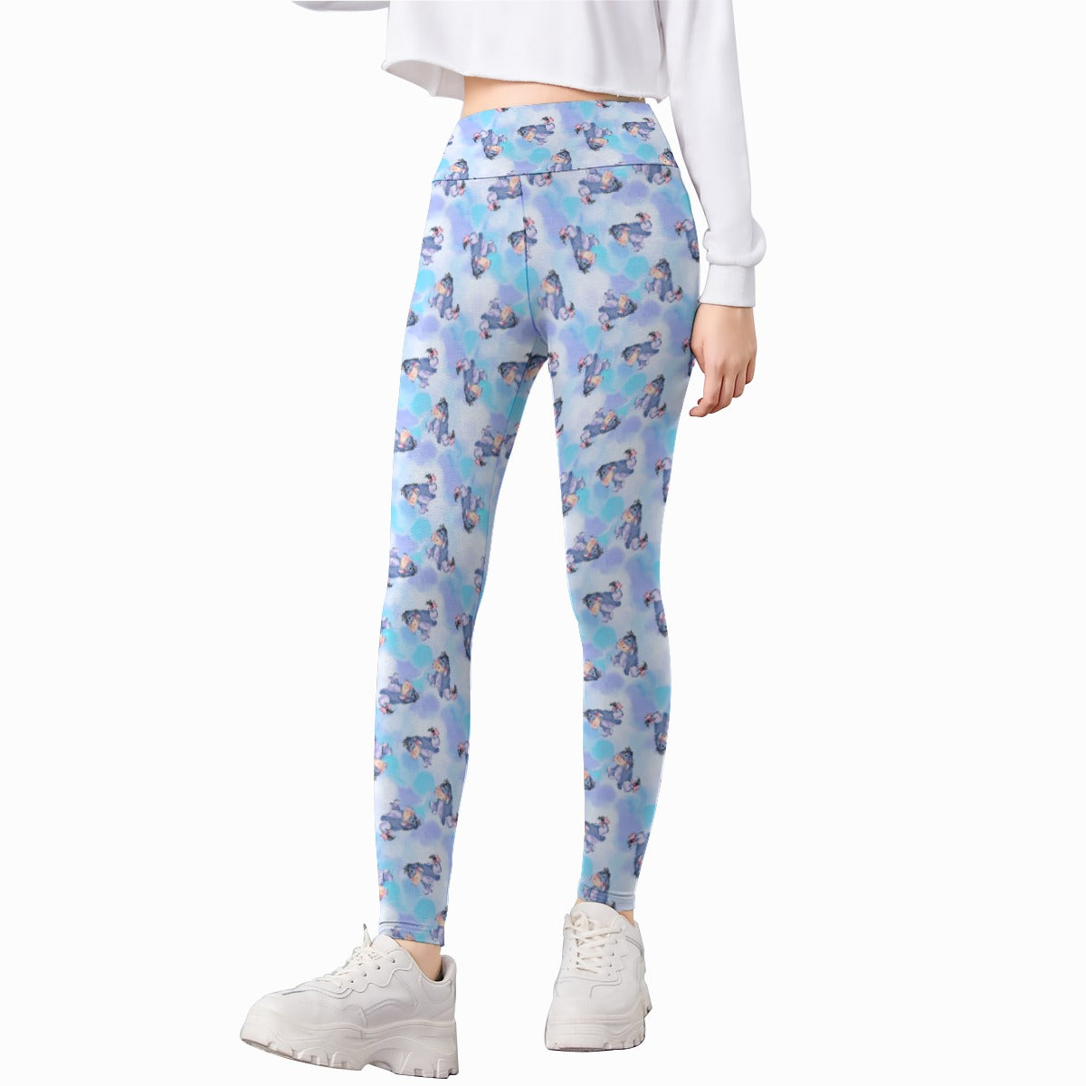Watercolor Gentle Donkey - Kid's Leggings