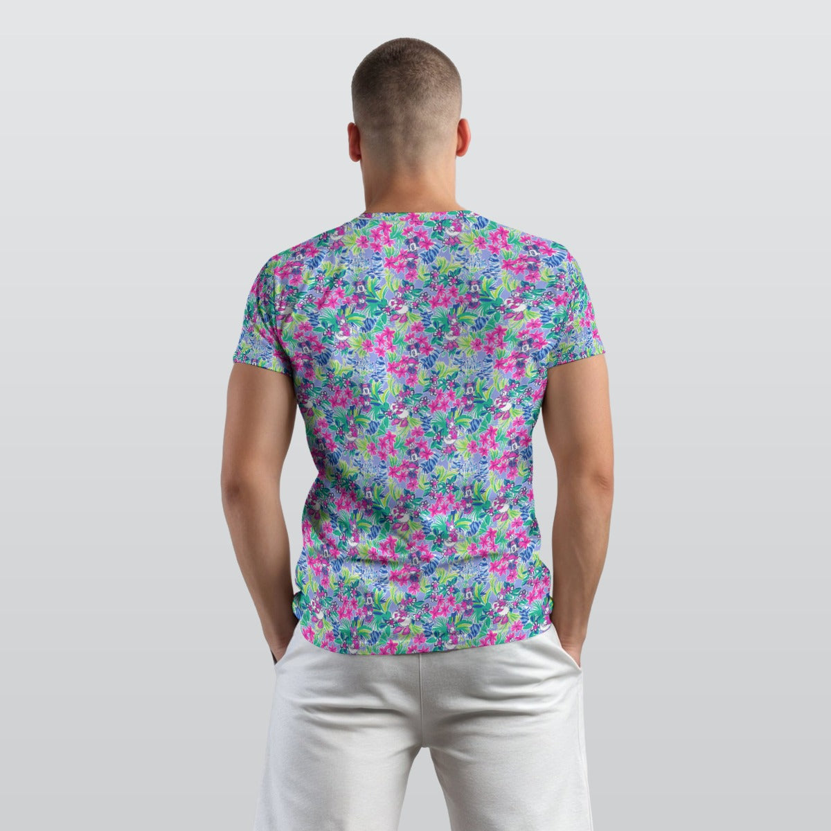 Bright Tropical Bliss - Island Mouse Duo - Men's Short Sleeve T-Shirt