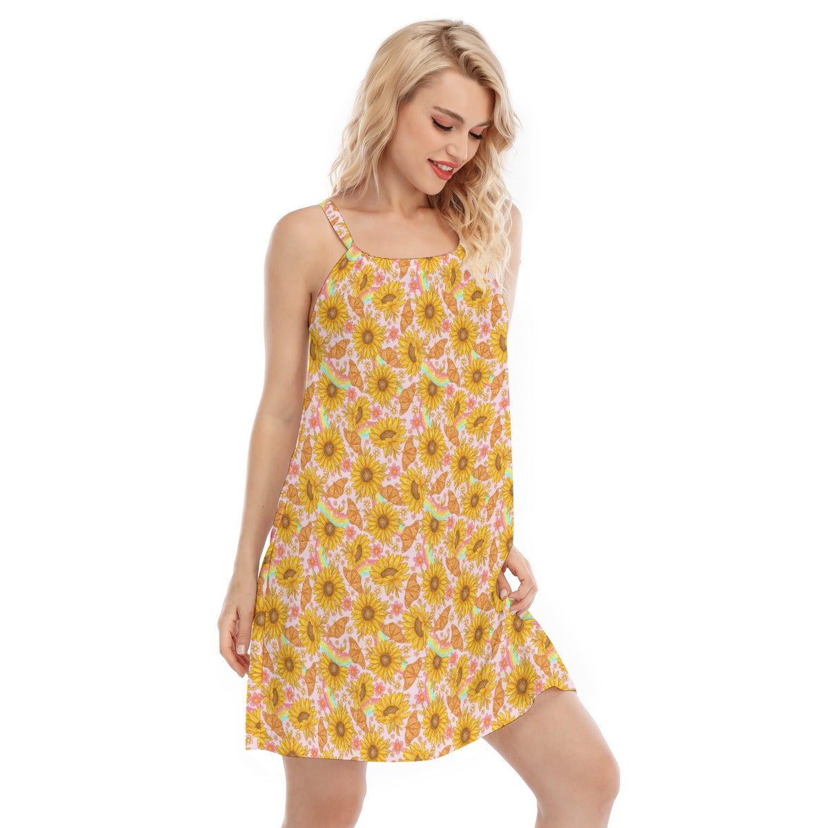 Sunflower Dreams - Women’s Adjustable Sundress