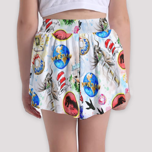 A Universal Adventure - Girls’ Flowy Pocket Shorts