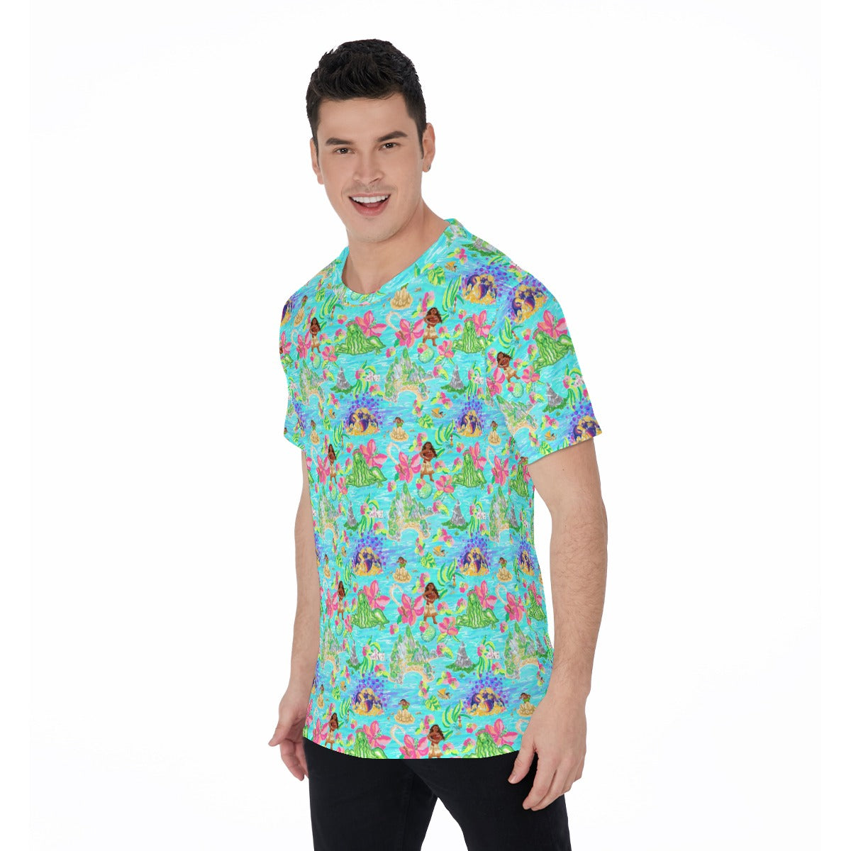 Tropical Island Paradise - Men's Short Sleeve T-Shirt