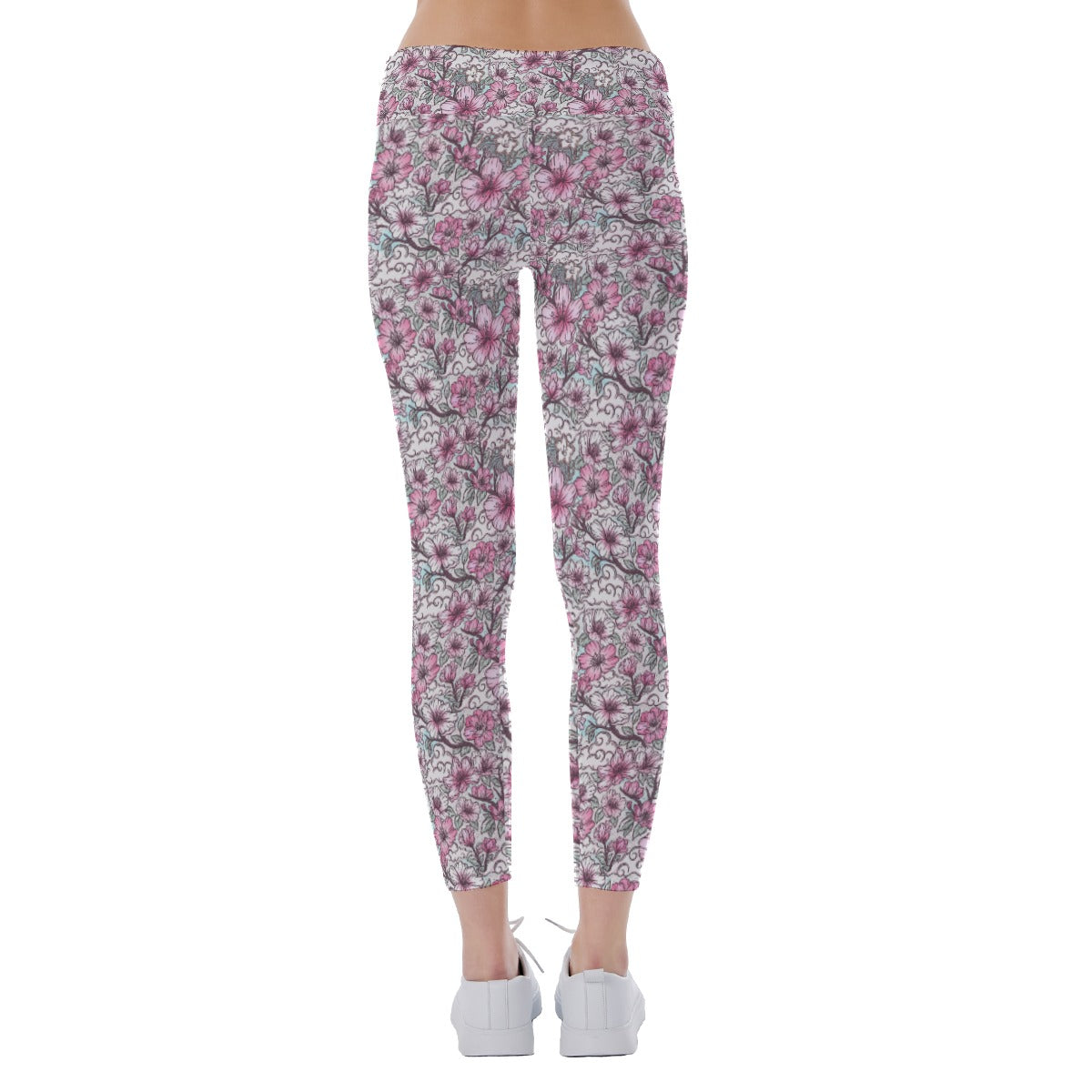 Fairytale Florals – Blossoms of Honor - Women's Yoga Leggings