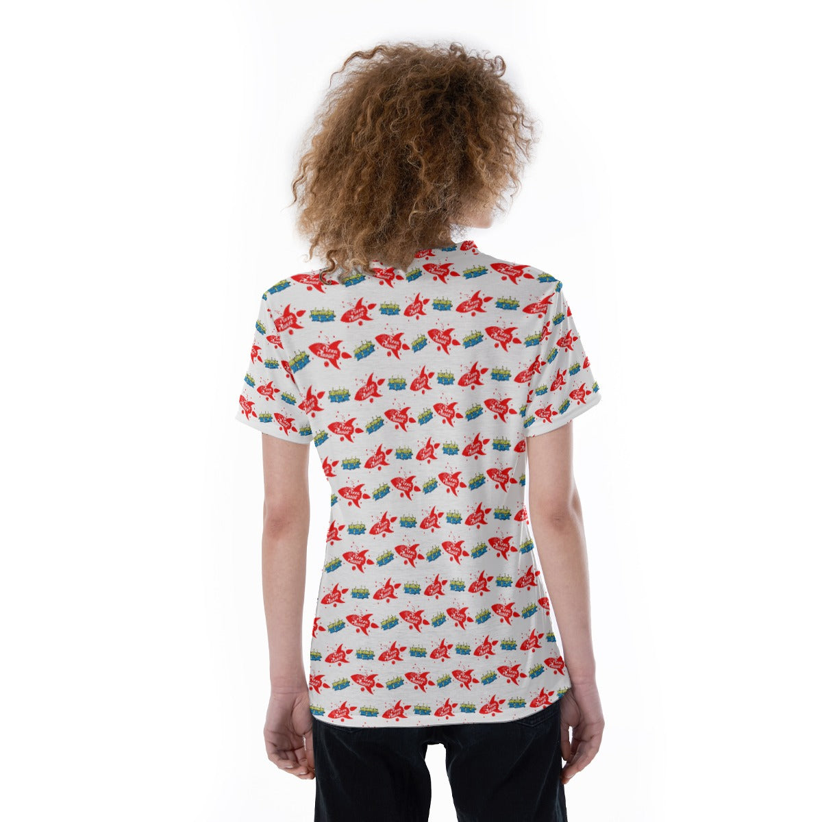 Galactic Rocket Party - Women's Short Sleeve V-Neck T-Shirt