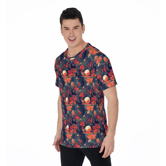 Tropical Dark Side Escape - Men's Short Sleeve T-Shirt