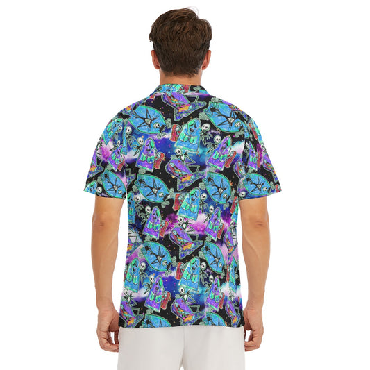 Haunting Romance Sketch - Men's Polo Shirt