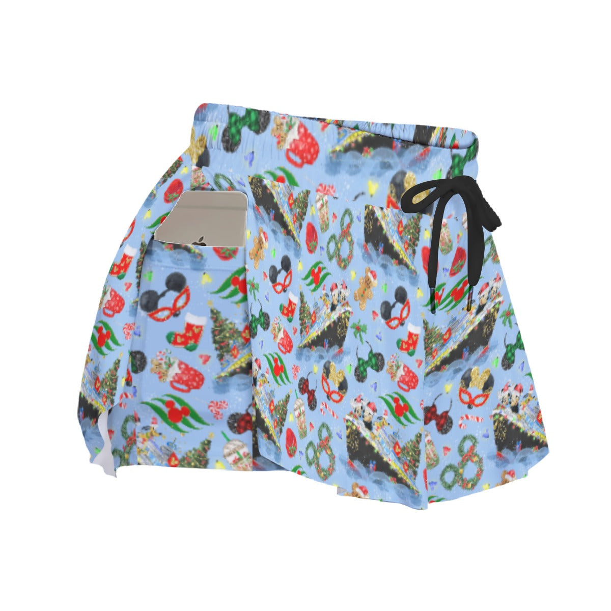 Very Merrytime Christmas Cruise - Women's Flowy Pocket Shorts